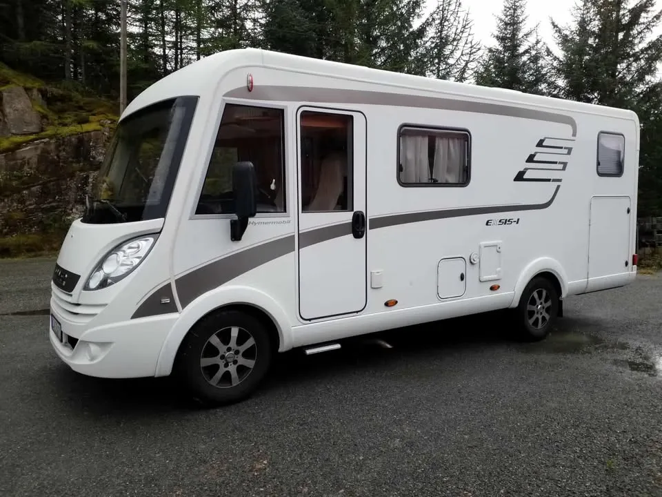 Hymer bobil hos Skogsvåg Auto